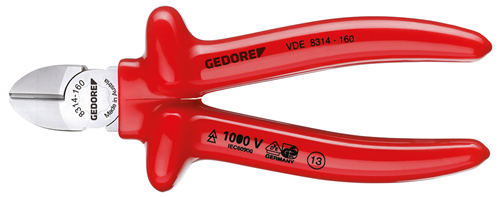 6743540 - VDE Insulated Side Cutters 140mm for Precision Work