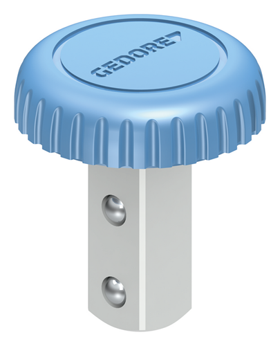 7079370 - Chrome-Vanadium Mushroom Head with 1/2" Square Drive and Blue Cap