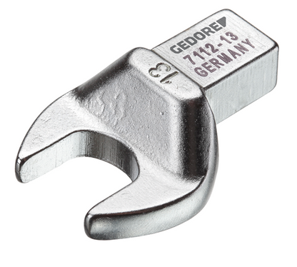 7684560 - Chrome-Vanadium 18mm Rectangular Open End Fitting with Locking Pin