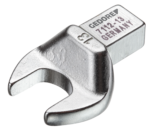 7689600 - Chrome-Vanadium Open End Fitting with Locking Pin, 17mm