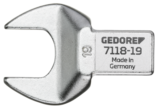 7690610 - Chromium Vanadium Open End Fitting with Locking Pin, 14x18mm