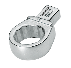 7693040 - Forged Rectangular Ring End Fitting, 22mm, Chromium Vanadium Steel