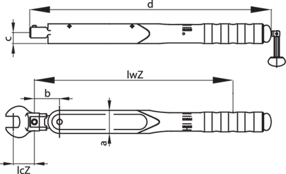 7704260 - 25-120 Nm DREMOMETER Torque Wrench with Calibration Certificate
