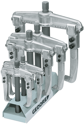 8111570 - Versatile 5-Piece Puller Set with Quick-Release Hooks and Scales