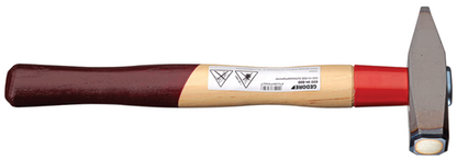 8587490 - 1000g Induction-Hardened Metalworking Hammer with Hickory Handle