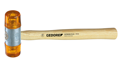 8821780 - Durable Plastic Hammer with Interchangeable Heads, 40mm Diameter