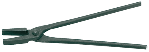 8842780 - 400mm Round Nosed Blacksmith's Tongs with 43mm Flat Jaws