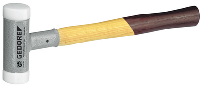 8728220 - Durable Recoilless Hammer with Hickory Handle & Polyamide Heads