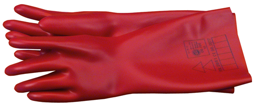1828274 - 1000V Natural Latex Electrician Gloves, Size 9