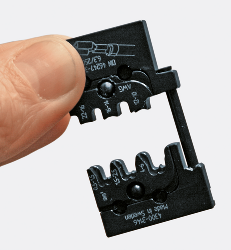 1830643 - 4.8mm Flat Plug Module Insert, Durable Design