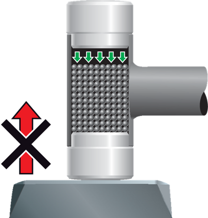 28300 - Recoilless Hammer with Hickory Handle and Durable Polyamide Heads