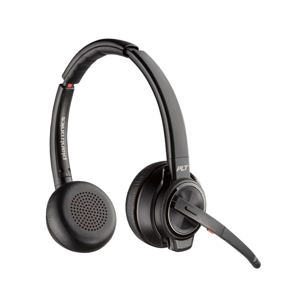 77T33AA#ABA - Savi 8220 UC Stereo Headset with 590ft Range & Dual Device Connectivity