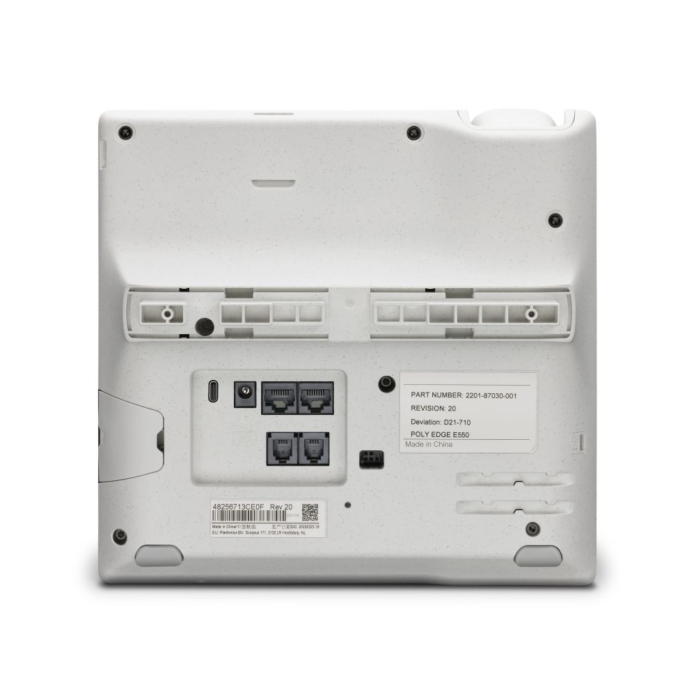 82M91AA - Poly Edge E550 VoIP Phone for Home or Office Use