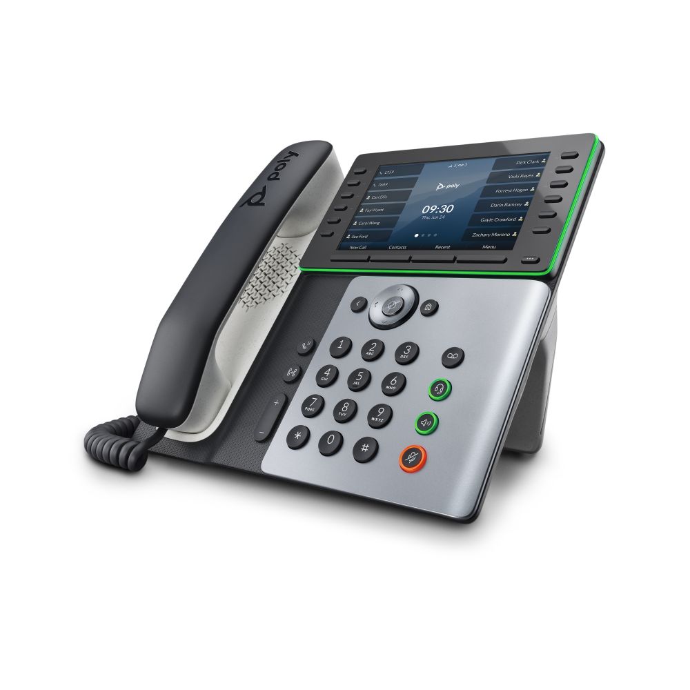 82M91AA - Poly Edge E550 VoIP Phone for Home or Office Use