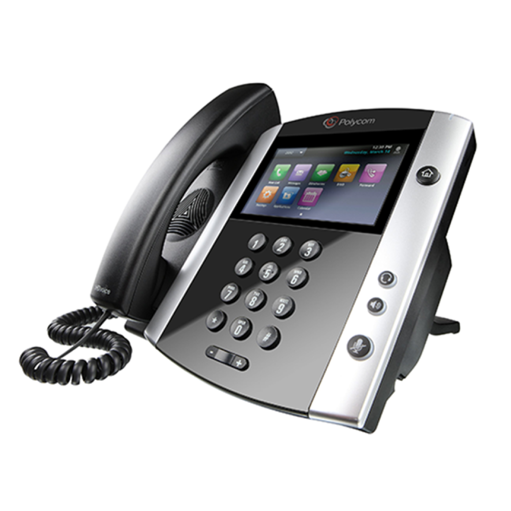 2200-44600-025-VSRF - Polycom VVX 600: 4.3" Touchscreen Business Media Phone