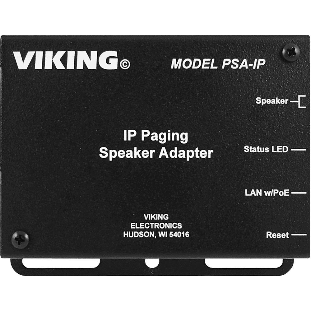 PSA-IP - IP Paging Speaker Adapter for Analog Speakers with PoE Support