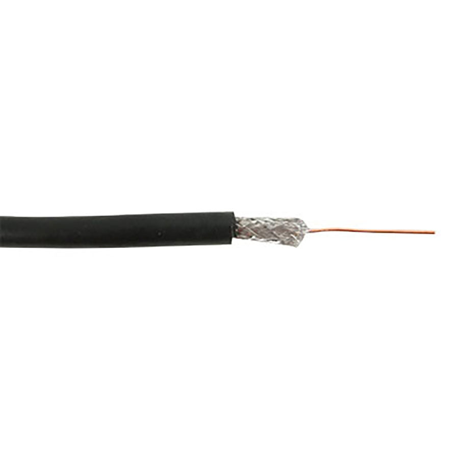 RG6/U-CCS-BK-SPL RG6/U CATV COAX 18 AWG CCS 60% AL BRAID, UL CM, EN50575:2014 Eca, PVC JKT-WHITE – 1000FT/305M SPOOL