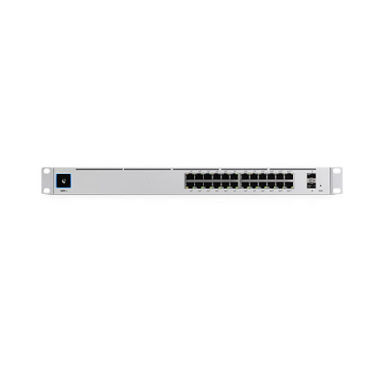 USW-PRO-24-POE - 24-Port Managed PoE Switch with 400W Power and Redundancy