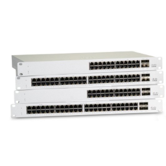 MS130-24X-HW - Cloud-Managed 24-Port PoE Ethernet Switch for Effortless Setup