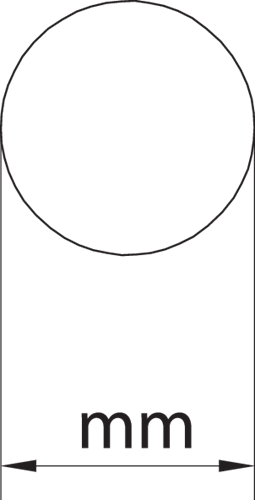 4542570 - 4mm Hardened Arc Punch for Cardboard & Leather