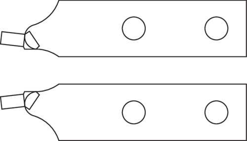2011697 - Angled Spare Tips, d 3.2 mm, Heat-Treated Steel