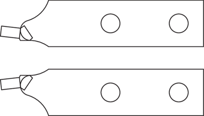 2011697 - Angled Spare Tips, d 3.2 mm, Heat-Treated Steel