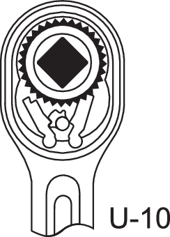 6277980 - 3/4" Reversible Ratchet, Vanadium Steel, 11.25° Return Angle