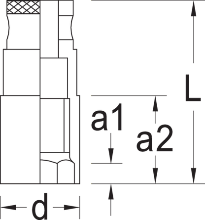 6361850 - 18mm Socket with Magnets for Tight Spaces