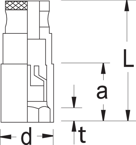 6362740 - 16mm Spark Plug Insert with Retaining Spring, 3/8" Drive