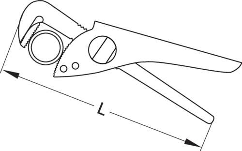 6419440 - 11" High-Speed Wrench with Forged Components and Screw Adjuster