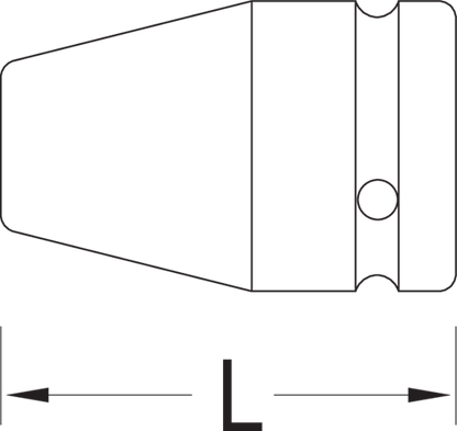 6524230 - DIN 7427 1/4" Hex Connector for Power Tools