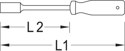 6536590 - 210mm Magnetic Bit Screwdriver with Vanadium Steel Construction