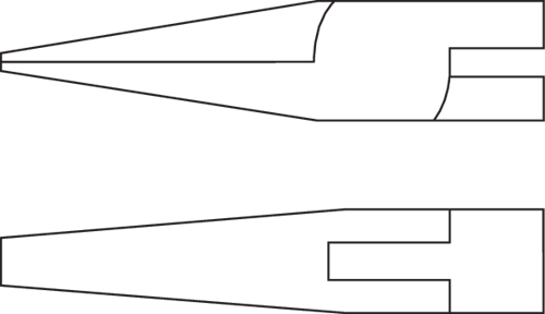 6726370 - ESD Safe Flat Nose Electronic Pliers for Sensitive Work