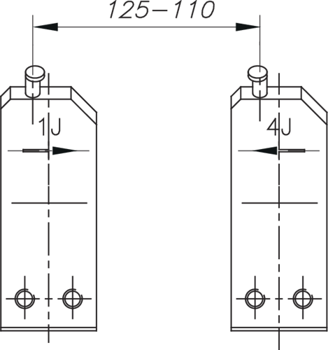 5703540 - E-8005 4 J Circlip Tip for 80-140mm Spacing