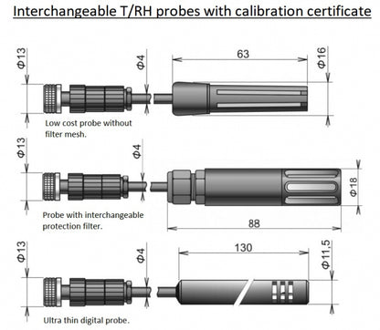 W7811 Wireless Thermometer Hygrometer Barometer with External Probe