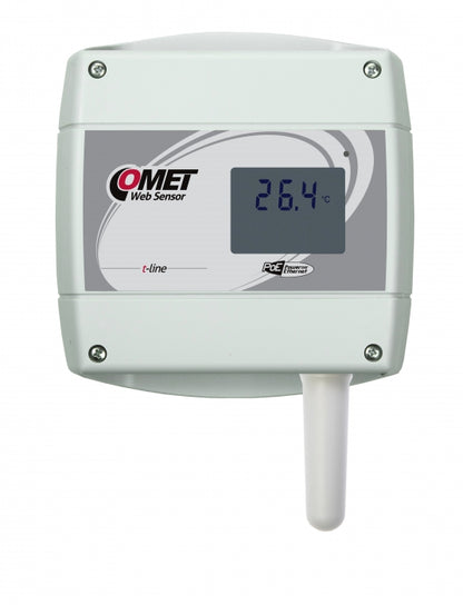 WebSensor with PoE - remote thermometer with Ethernet interface