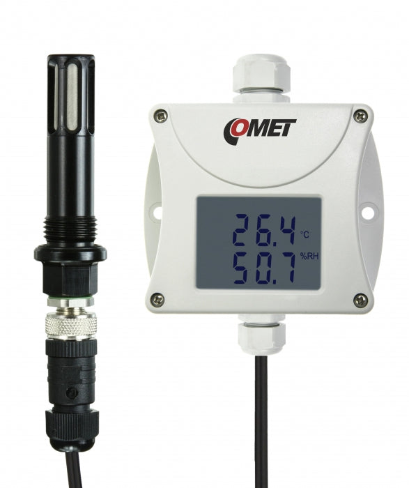 Compressed air RH+T+Tdp sensor with 4-20mA output