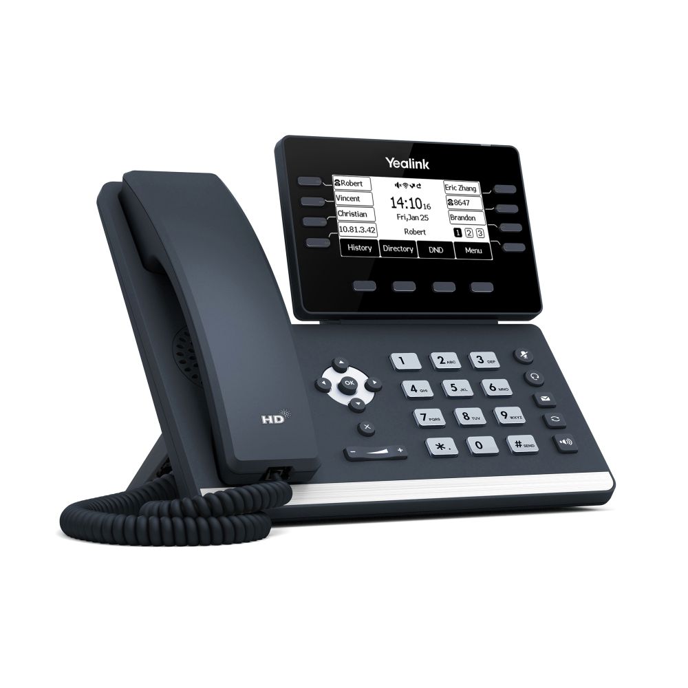 SIP-T53 - Yealink T53 3.7" IP Phone with Adjustable Display, 8 Line Keys