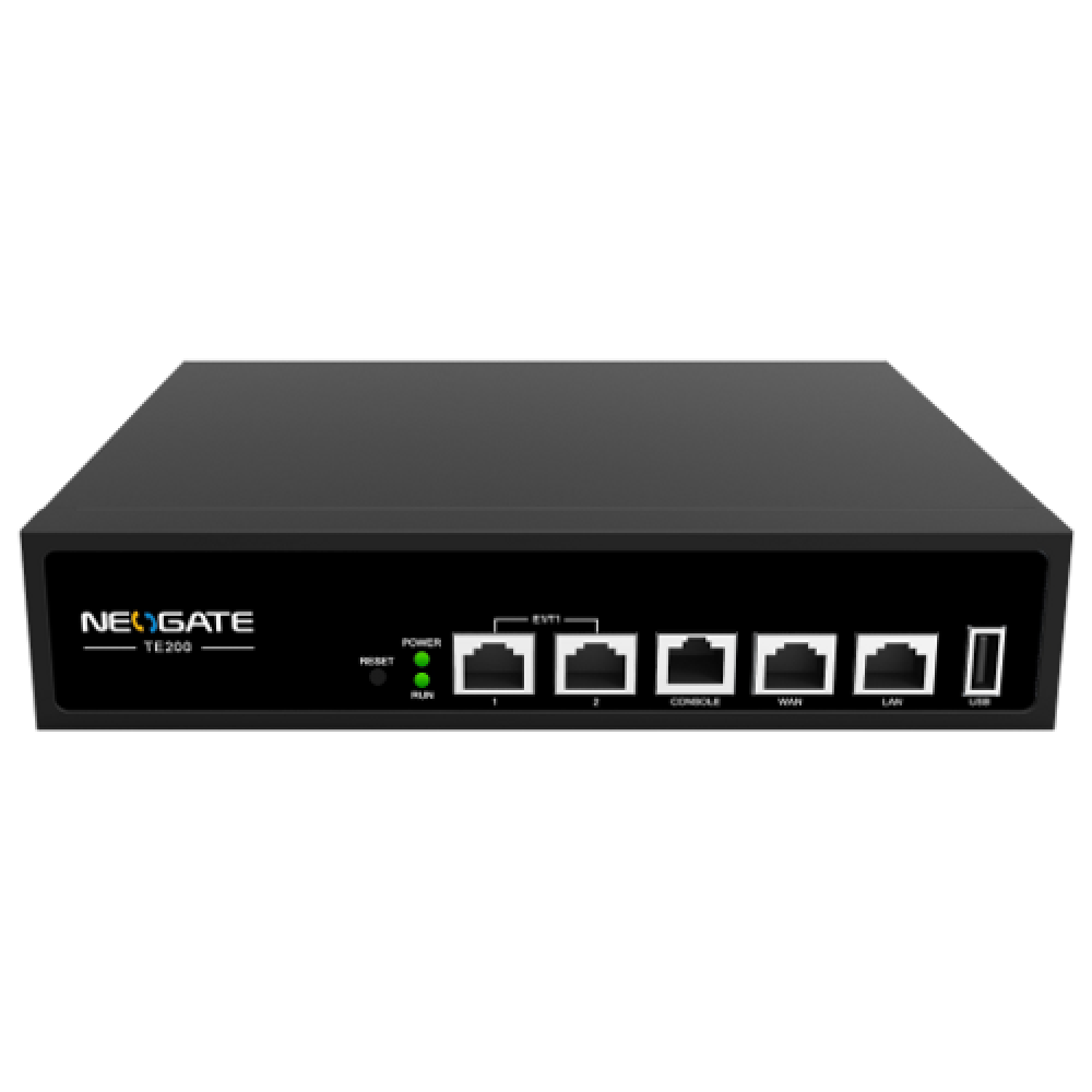 TE200 - Dual Port VoIP Gateway for E1/T1/J1 with 60 Call Support