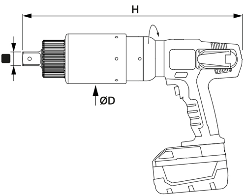 19100 - Compact Low-Backlash Gear with Microprocessor Control and Ergonomic Handle
