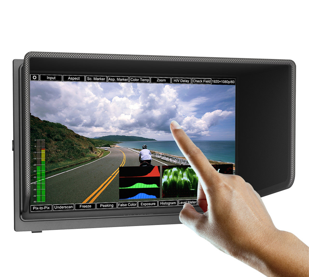 TM-1018/O/P 10.1 inch Camera top monitor