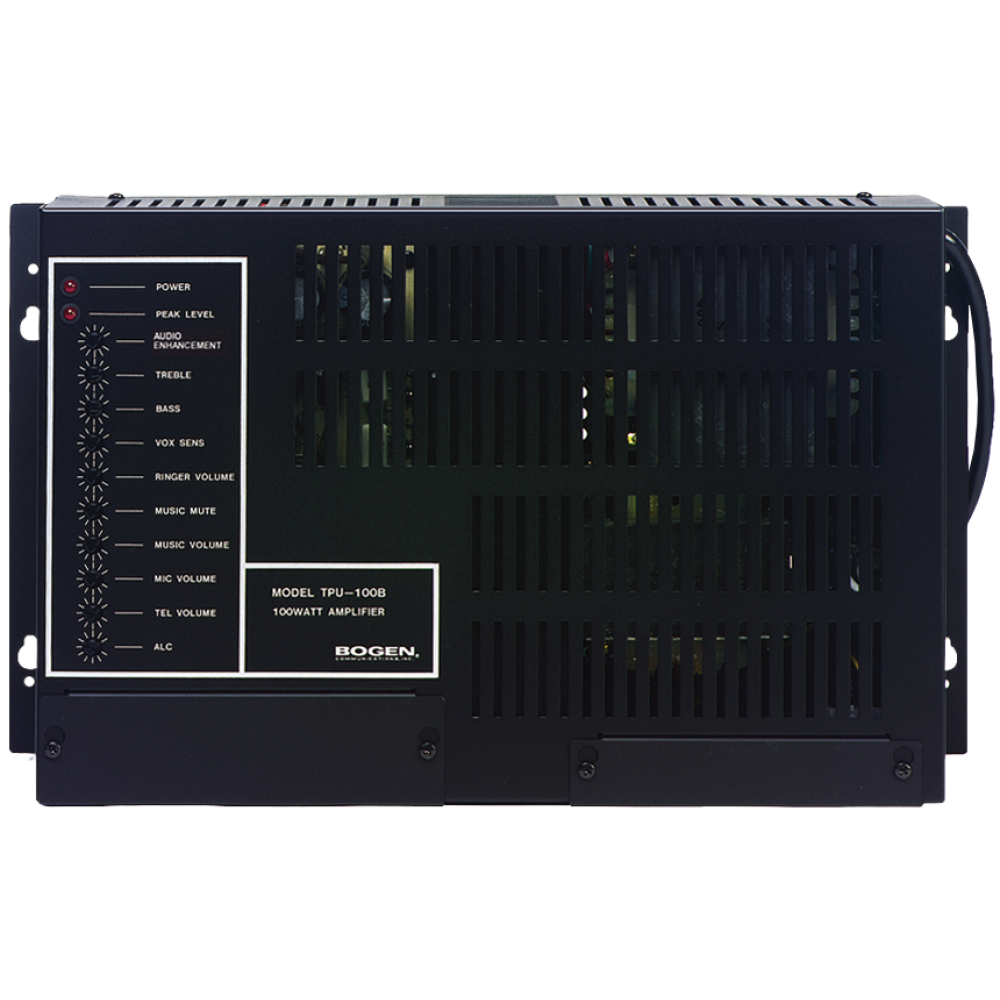 TPU100B - Compact Wall-Mounted Mixer-Amplifier for Paging Applications