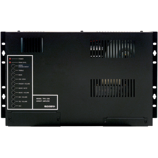 TPU100B - Compact Wall-Mounted Mixer-Amplifier for Paging Applications