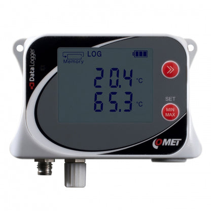 Temperature Data Logger for Two External Pt1000 Probes