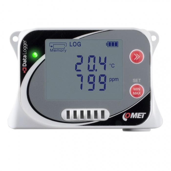 Temperature, humidity, CO2 and atmospheric pressure data logger