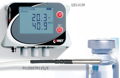 Temperature data logger for one external Pt1000 probe
