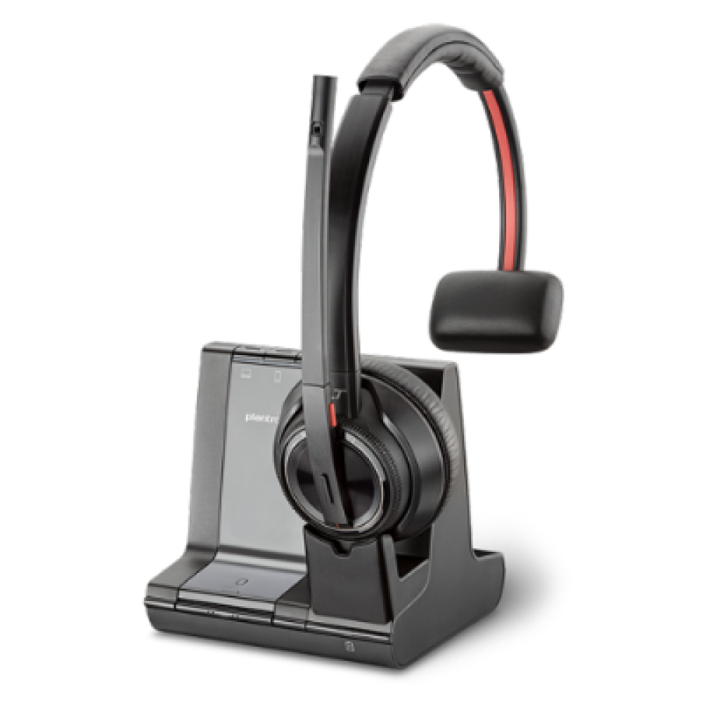 207309-01 - Plantronics Savi 8210 Mono DECT Headset for Multi-Device Use