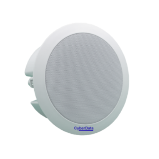 11458 - PoE VoIP Multicast Speaker with Discreet Ceiling Mount Design