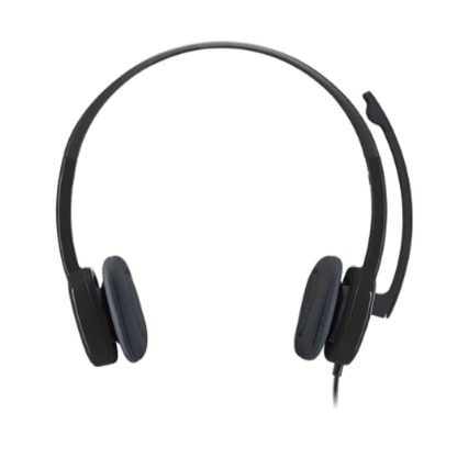 981-000587 - Logitech H151 Noise-Cancelling Headset with 3.5mm Jack