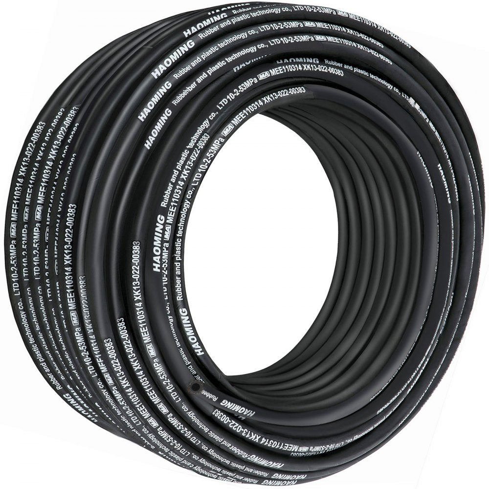 328 FT Hydraulic Hose - 328ft Rubber Hydraulic Hose, 3/8" ID, 5000 PSI